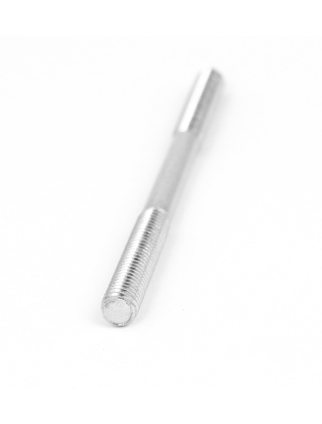 Harfington M6x90mm 304 Stainless Steel Double End Threaded Stud Screw Bolt Silver Tone 5Pcs