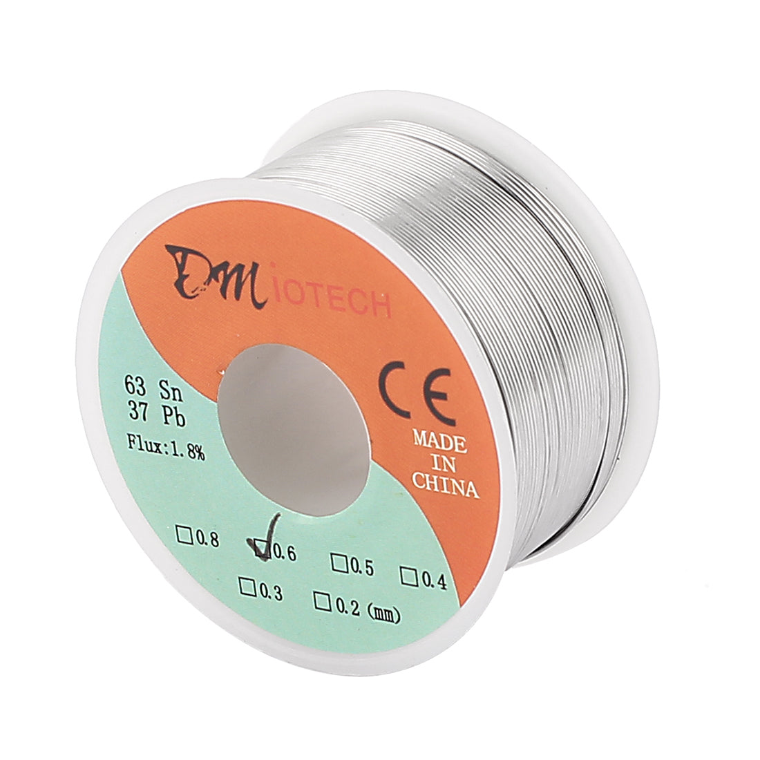 Harfington 0.6mm Rosin Core Solder Tin Lead Solder Wire 63/37 for Electrical Soldering 150g