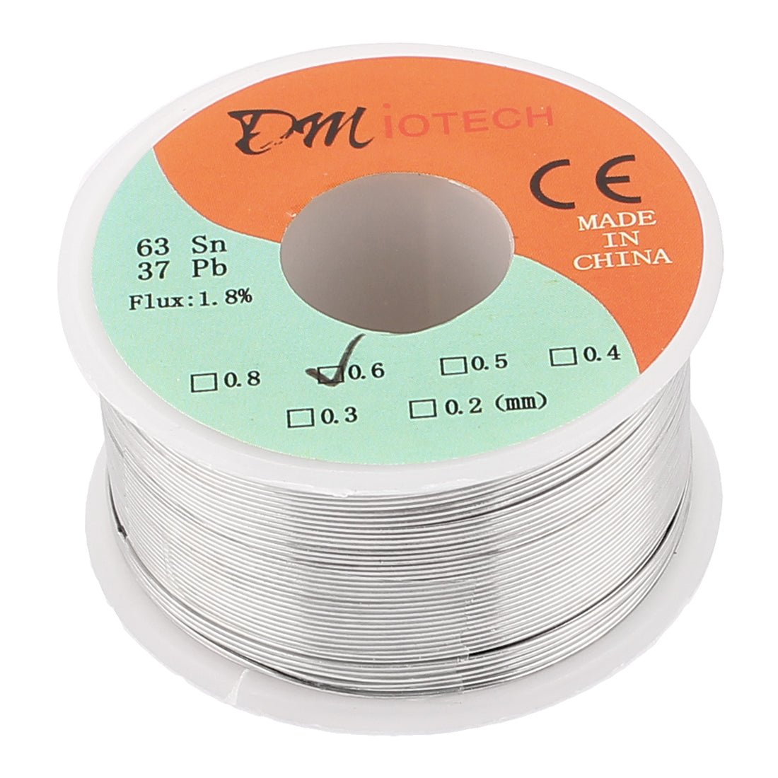 Harfington 0.6mm Rosin Core Solder Tin Lead Solder Wire 63/37 for Electrical Soldering 150g