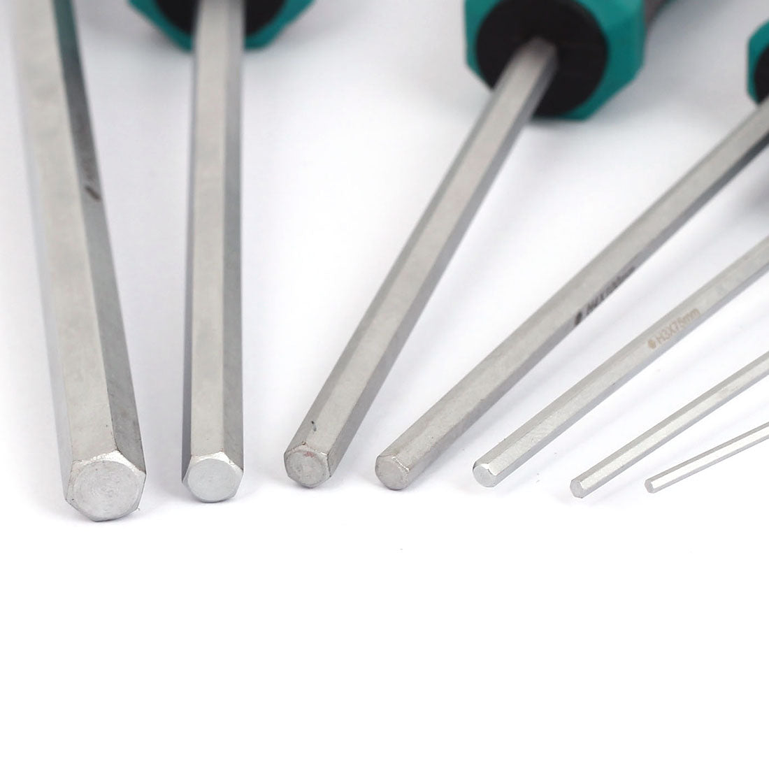 Harfington H8 H6 H5 H4 H3 H2 H1.5mm Hex Magnetic Tip Nonslip Grip Screwdriver Repair Tool 7pcs