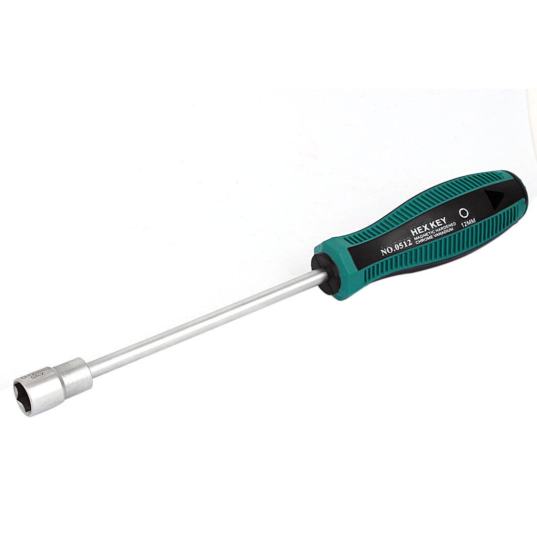 Harfington 12mm Hexagon Nut Hex Socket Wrench Screwdriver Hand Tool Black Green