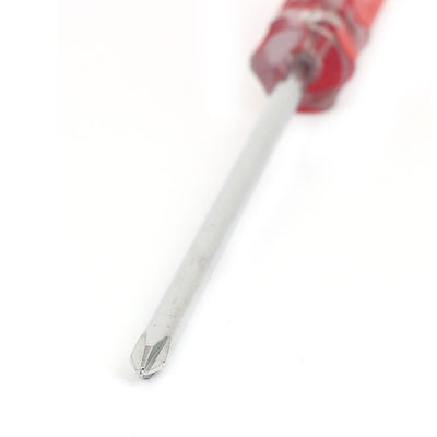 Harfington 5mmx125mm Shaft 5mm Magnetic Tip Plastic Handle Phillips Screwdriver 2pcs