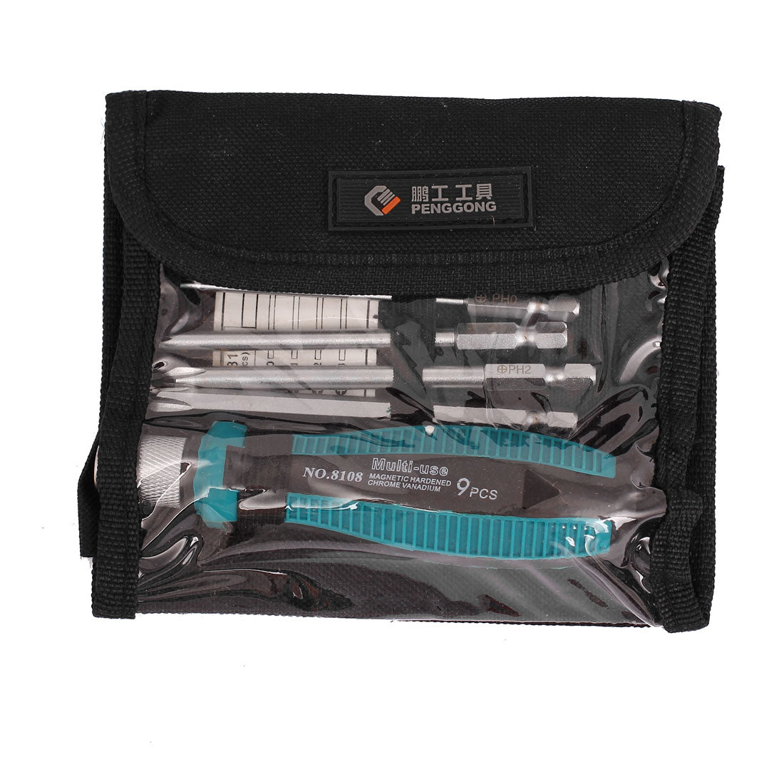 Harfington 3mm 4mm 5mm 6mm PH0 PH1 PH2 PH3 Slotted Phillips Bit Screwdriver 9 in 1 Set