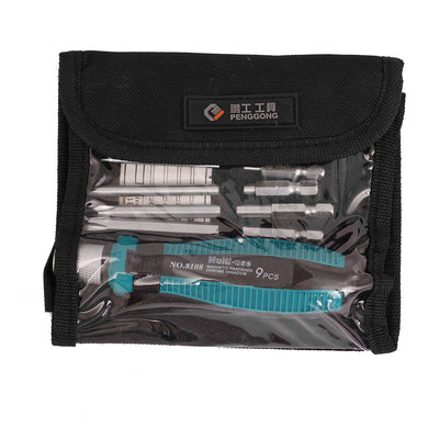 Harfington 3mm 4mm 5mm 6mm PH0 PH1 PH2 PH3 Slotted Phillips Bit Screwdriver 9 in 1 Set