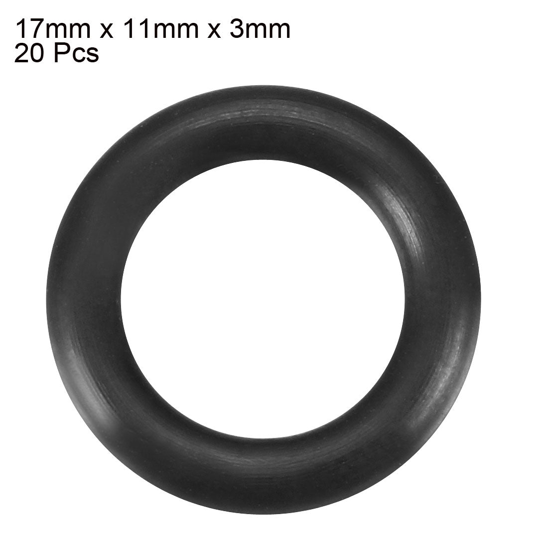 Harfington Nitrile Rubber O-Rings, Metric Buna-N Sealing Gasket 20Pcs
