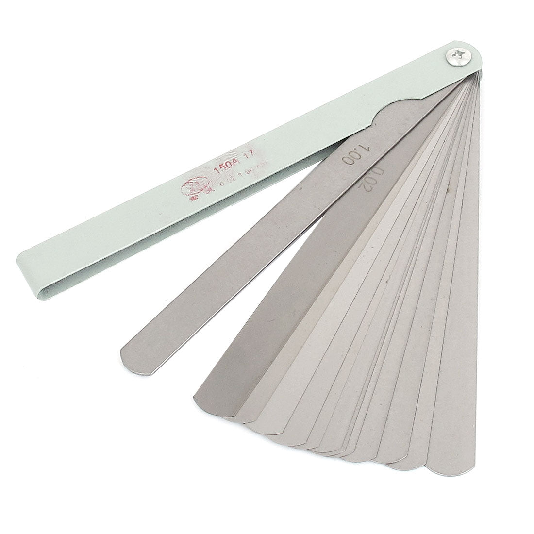 Harfington 0,02 bis 1 mm Dicke, metrische Füller-Fühlerlehre, 150 mm lang