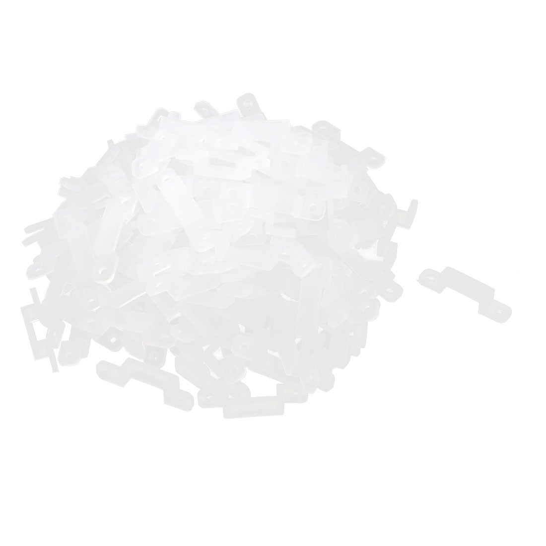 Harfington 160Pcs Silicone Clips for Fixing 10mm 3528 5050 5630 LED Light Strip