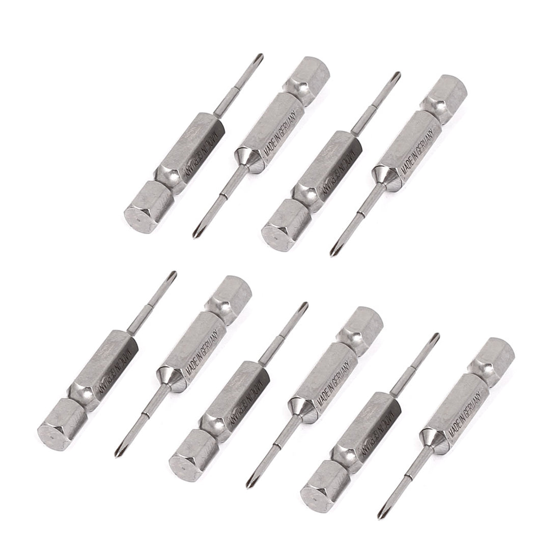 Harfington 10pcs 1/4" Hex Shank PH00 1.6mm Tip Magnetic S2 Steel Phillips Screwdriver Bits