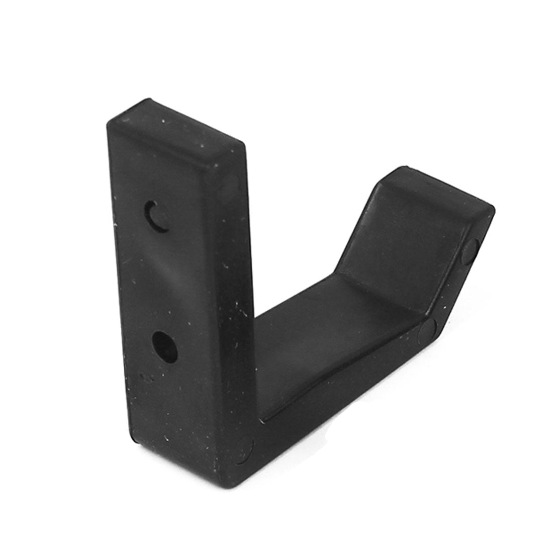 uxcell Uxcell Black Plastic Wall Door Mount Clothes Coat Belt Bag Hanging Hook Hanger 4pcs