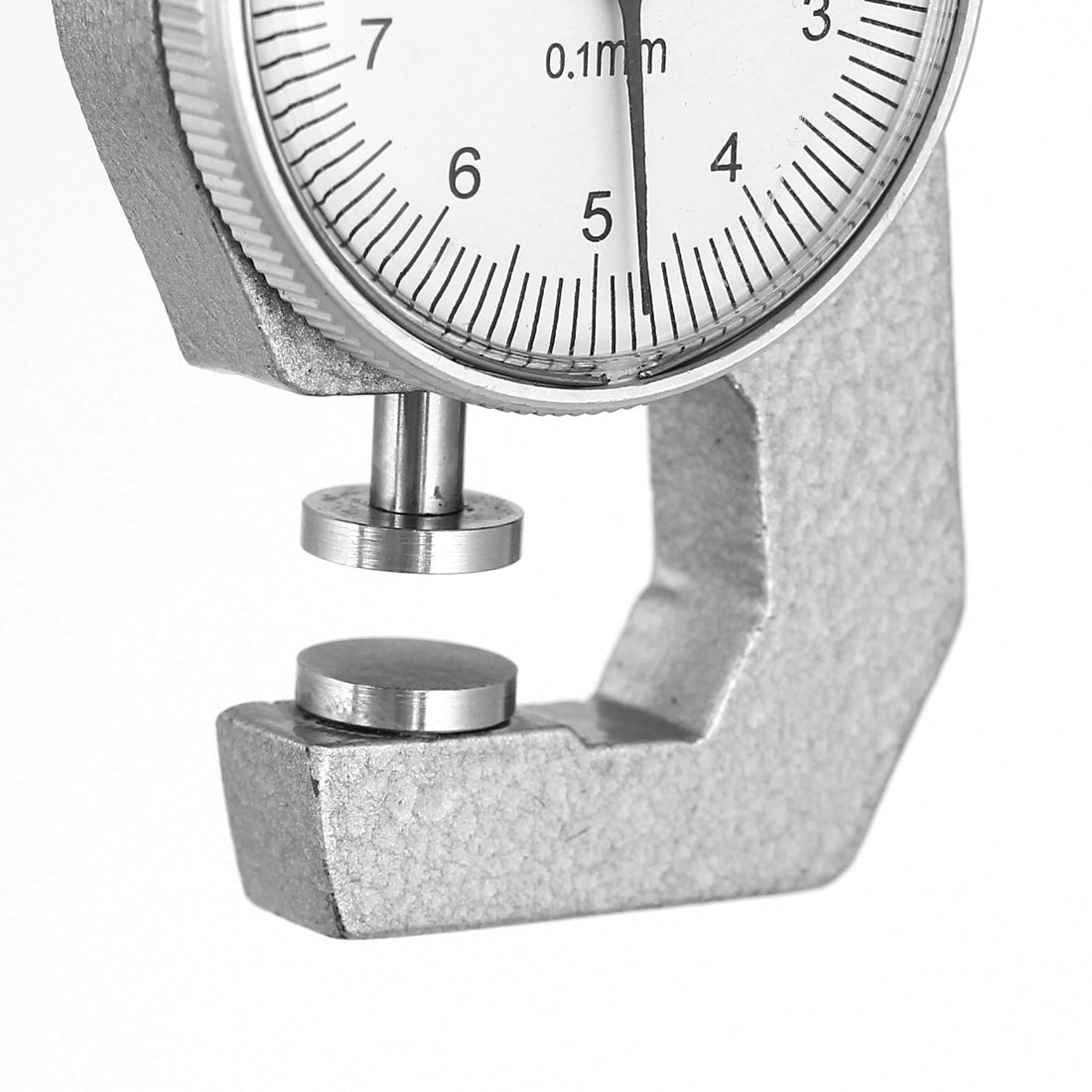 Harfington 0-10mm Pocket Round Dial Thickness Gauge Gage Tester Measurement Tool 0.1mm
