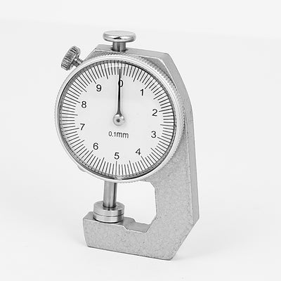 Harfington 0-10mm Pocket Round Dial Thickness Gauge Gage Tester Measurement Tool 0.1mm