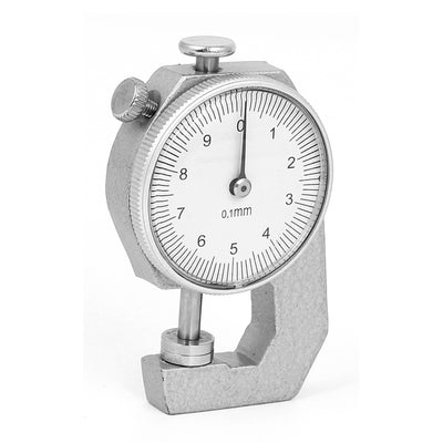 Harfington 0-10mm Pocket Round Dial Thickness Gauge Gage Tester Measurement Tool 0.1mm