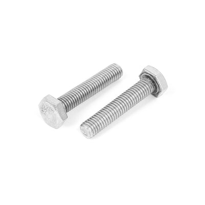 Harfington M8 x 40mm 304 Stainless Steel Metric Hex Head Cap Screws Bolts DIN 912 10pcs