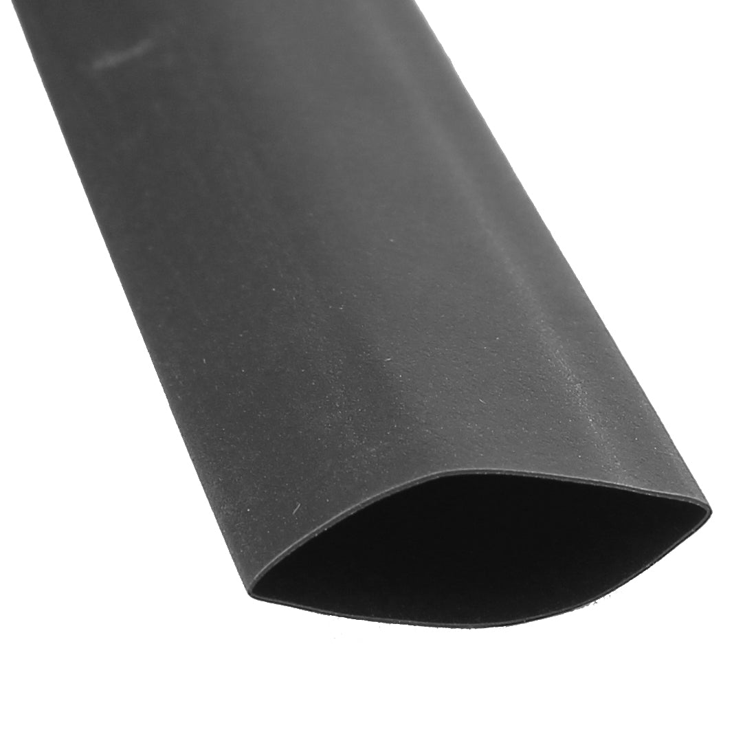 Harfington 14mm Rubber Black Heat Shrinking Tubing Shrink Hose Tube 3.2Ft 3pcs