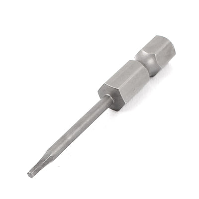 Harfington 1/4" Hex Shank 50mm Long 1.5mm Tip Magnetic Hexagon Screwdriver Bit 10pcs