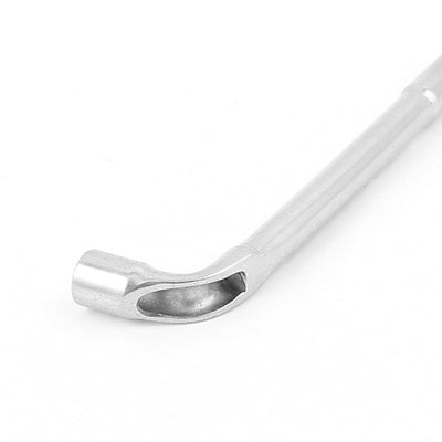 Harfington Metric 7mm L Shaped Double Ended 6 Point Hex Socket Axle Nut Wrench for Car