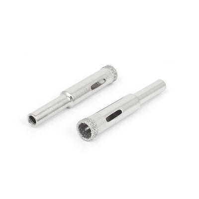 Harfington 30pcs 8mm 5/16" Diamond Coated Core Drill Bit Glass Marble Hole Saw