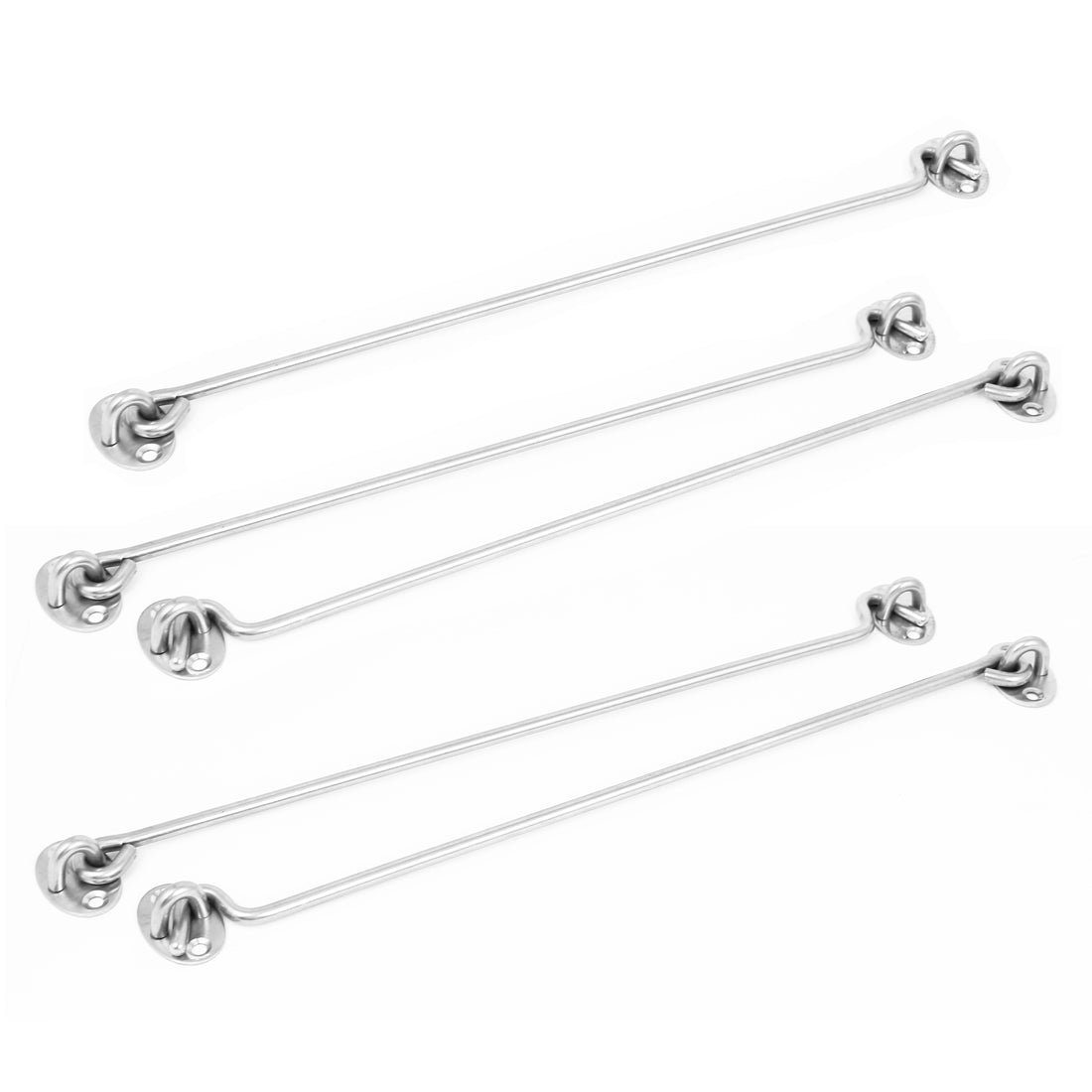 Harfington 14" Interior Catch Eye Cabin Hook Shed Gate Door Window Bolt Latch Holder 5pcs