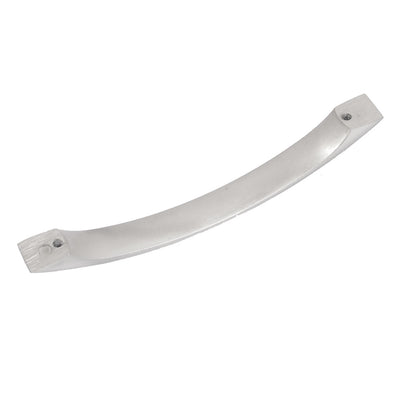 Harfington 12pcs Silver Tone Stainless Steel Arch Knobs Cabinet Door Pull Handles Hardware