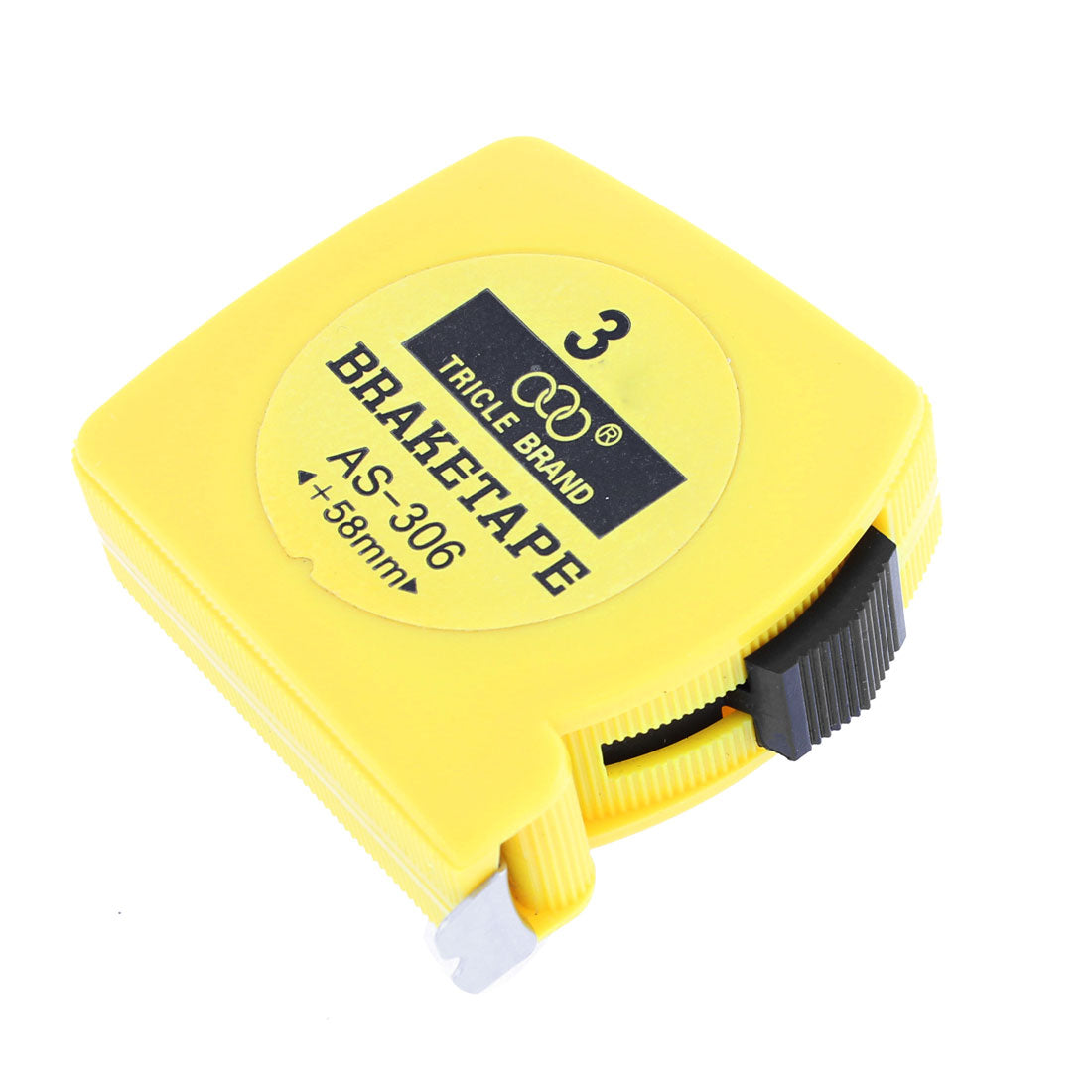 Harfington 3 Meter 9.8Ft Long 12mm Width Retractable Metric Steel Tape Ruler Measure Tool