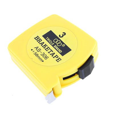 Harfington 3 Meter 9.8Ft Long 12mm Width Retractable Metric Steel Tape Ruler Measure Tool