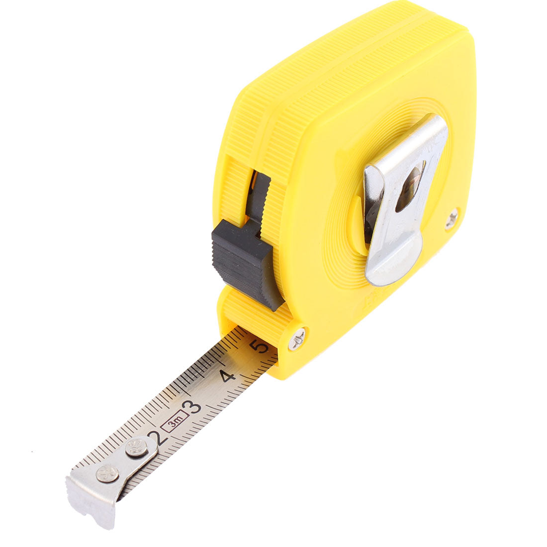 Harfington 3 Meter 9.8Ft Long 12mm Width Retractable Metric Steel Tape Ruler Measure Tool