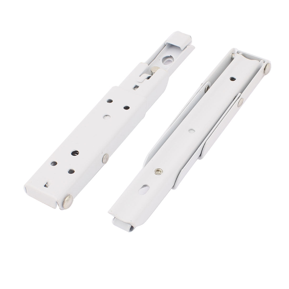 Harfington 19.5cm x 11cm White Metal 90 Degree Angle Support Shelf Corner Bracket 2 Pcs