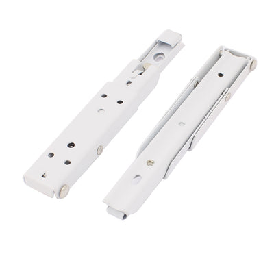 Harfington 19.5cm x 11cm White Metal 90 Degree Angle Support Shelf Corner Bracket 2 Pcs
