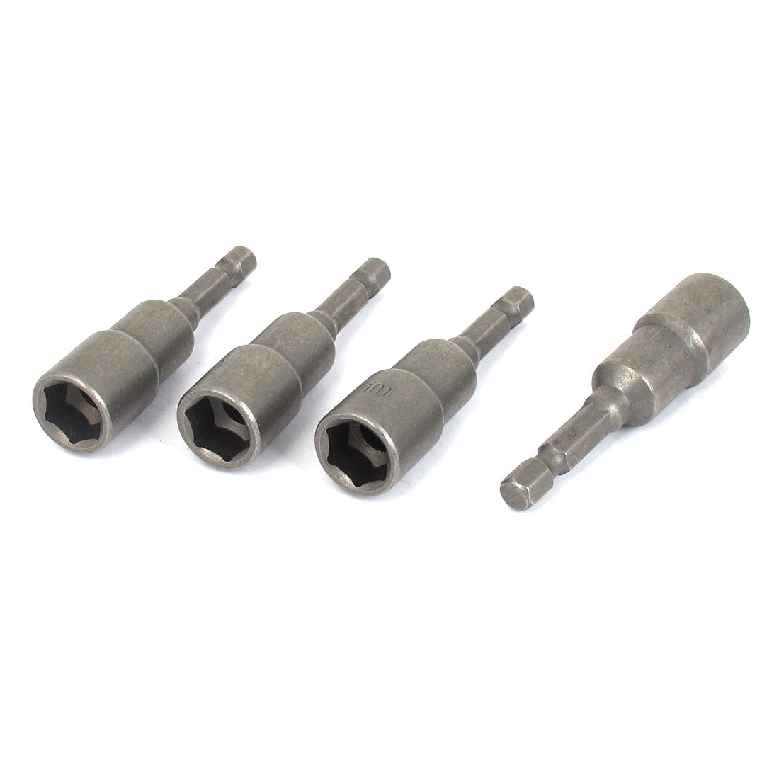 Harfington 4pcs Hexagon Shank 11mm Hex Socket Spanner Nut Setter Driver Screwdriver Bit Adapter