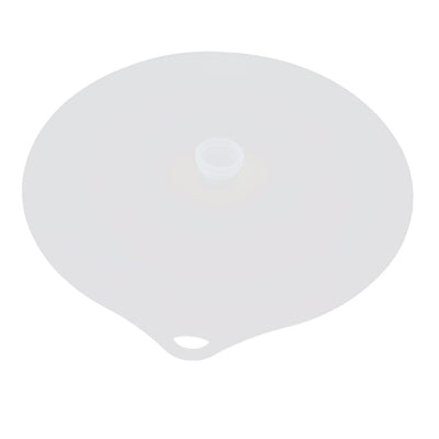 Harfington 18.5cm Dia Silicone Cooking Food Storage Bowl Cover Wrap Suction Lid Light Blue