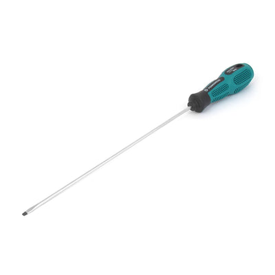 Harfington 3mmx200mm Round Shaft 3mm Magnetic Tip Plastic Grip Slotted Flat Head Screwdriver