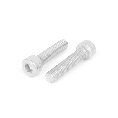 Harfington M8x35mm Thread 304 Stainless Steel Hex Key Bolt Socket Head Cap Screws 5pcs