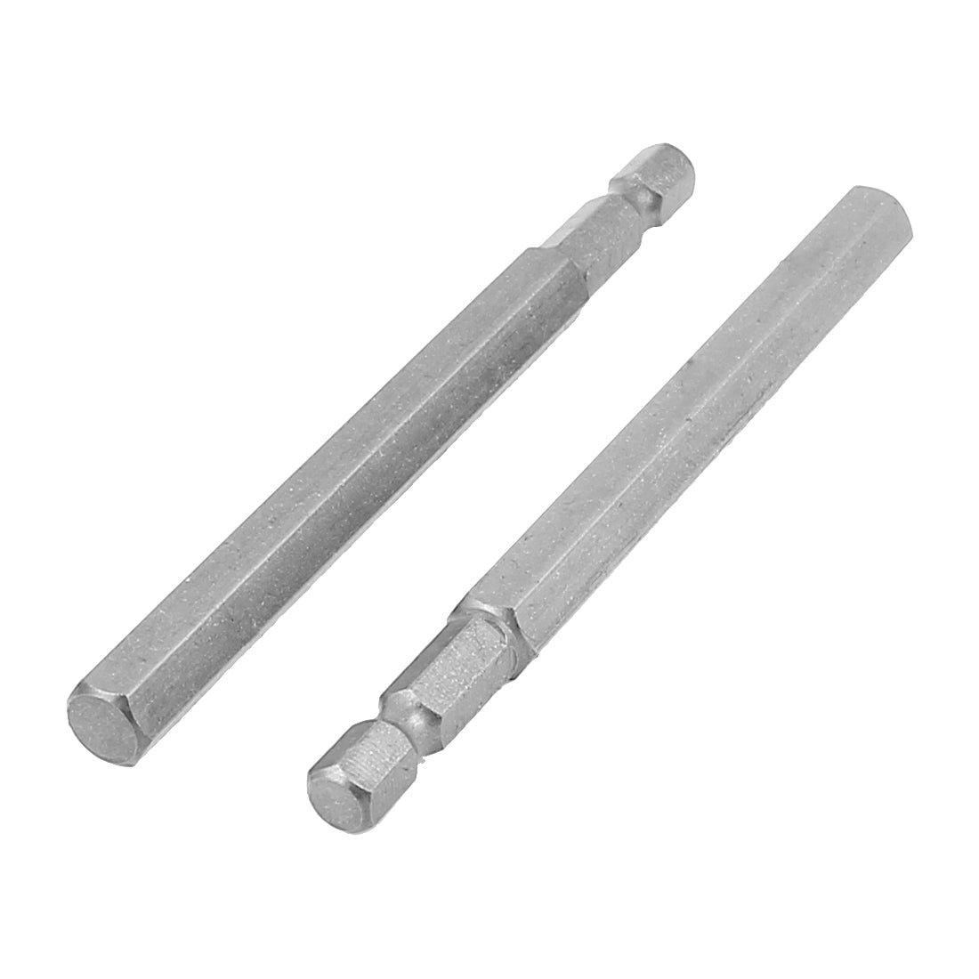 Harfington 1/4" Shank 8mm Hexagon Head 100mm Long Magnetic Screwdriver Bit 6pcs