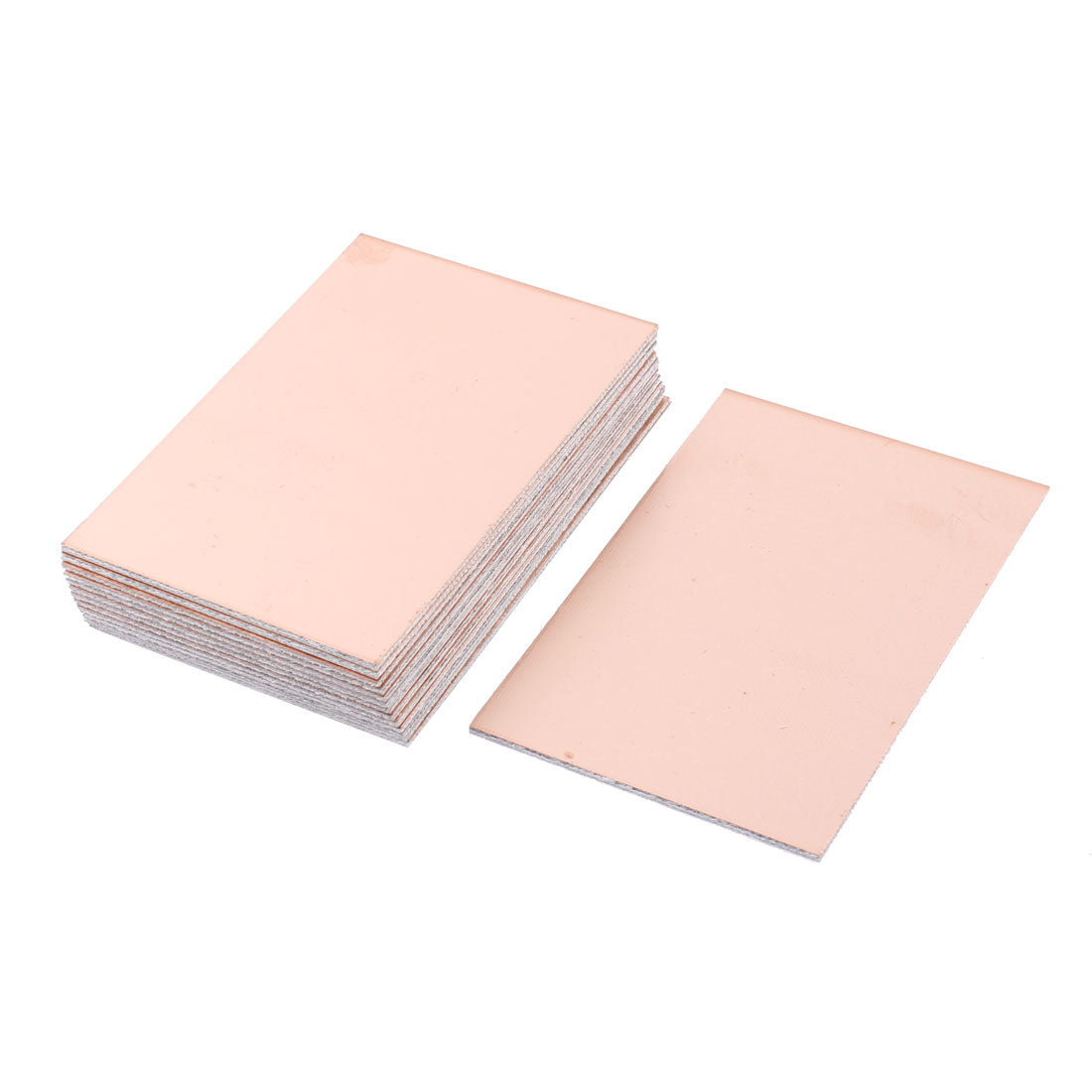 Harfington 15 Pcs FR-4 Copper Clad Double Side PCB Laminate Board 100mmx70mm 1.6mm