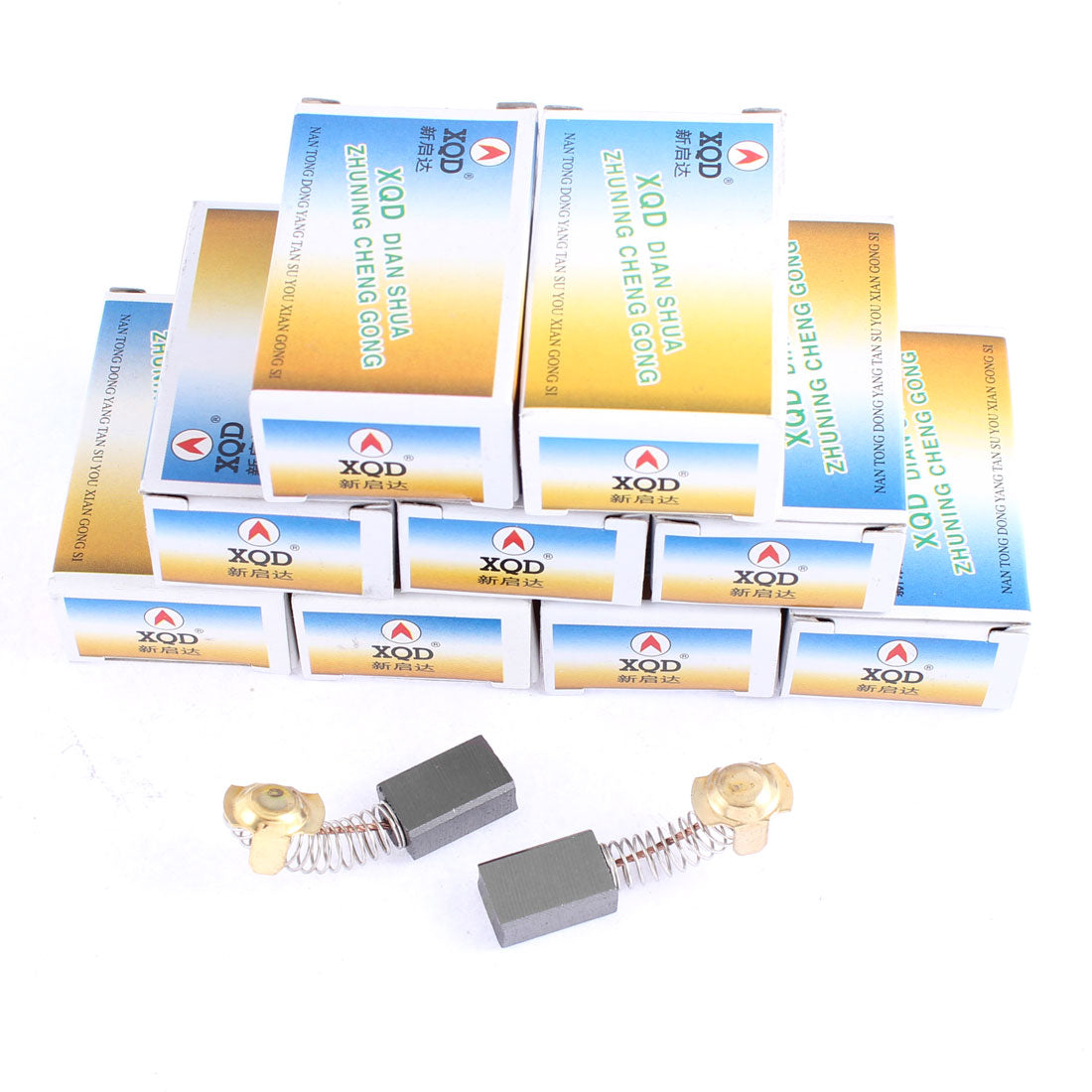 Harfington 17mm x 11mm x 7mm Electric Motor Power Tool Carbon Brush 10 Pairs