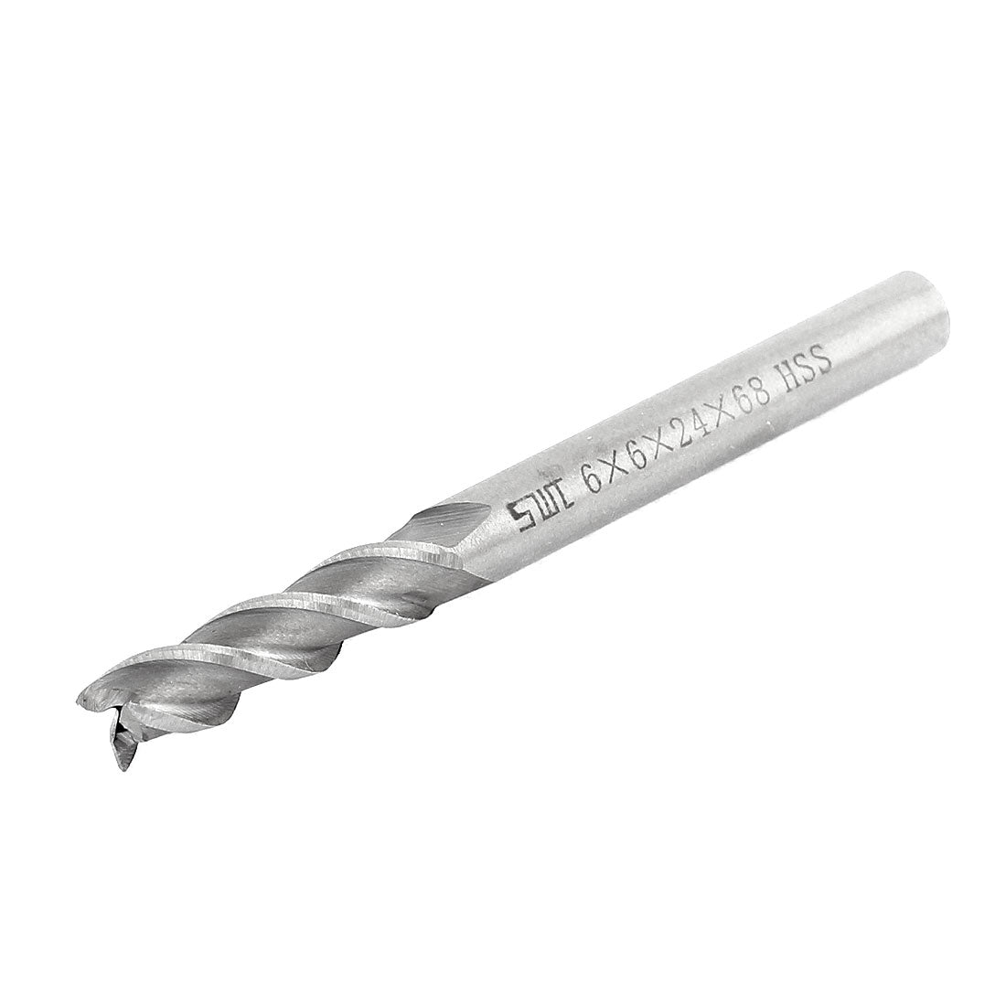Harfington 6mm Shank 68mm Length 3 Flutes End Mill Cutter