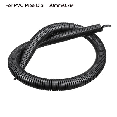 Harfington 16mm ODx540mm Free Length Spring Steel Tension Spring