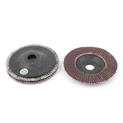 Harfington 100mmx16mmx3mm 120 Grit Abrasive Flap Sanding Grinding Disc Polishing Wheel 3pcs