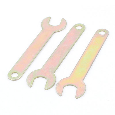 Harfington 14mm Open Wide Angle Grinder Metal Wrench Spanner Bronze Tone 3pcs