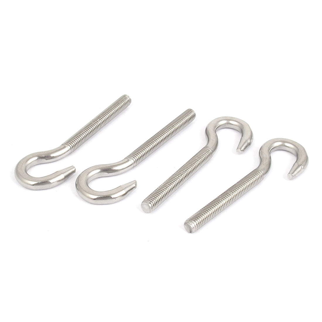 Harfington M5x37mm Machinery Shoulder Lifting 304 Stainless Steel Screw Eye Hook Bolt 4pcs