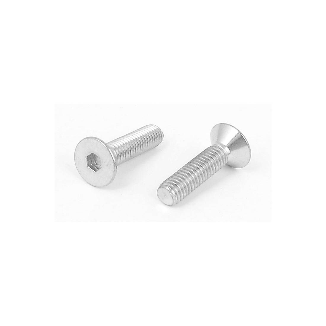 Harfington M5 x 20mm Metric 304 Stainless Steel Hex Socket Countersunk Flat Head Screw Bolts 30PCS