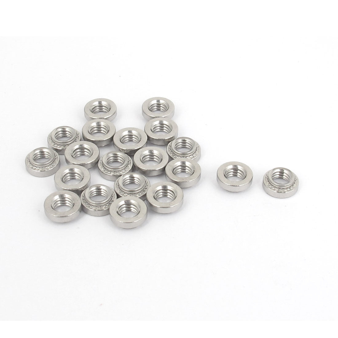 Harfington M5 Stainless Steel Self Clinching Rivet Nut Fastener 20pcs for 2mm Thin Plates