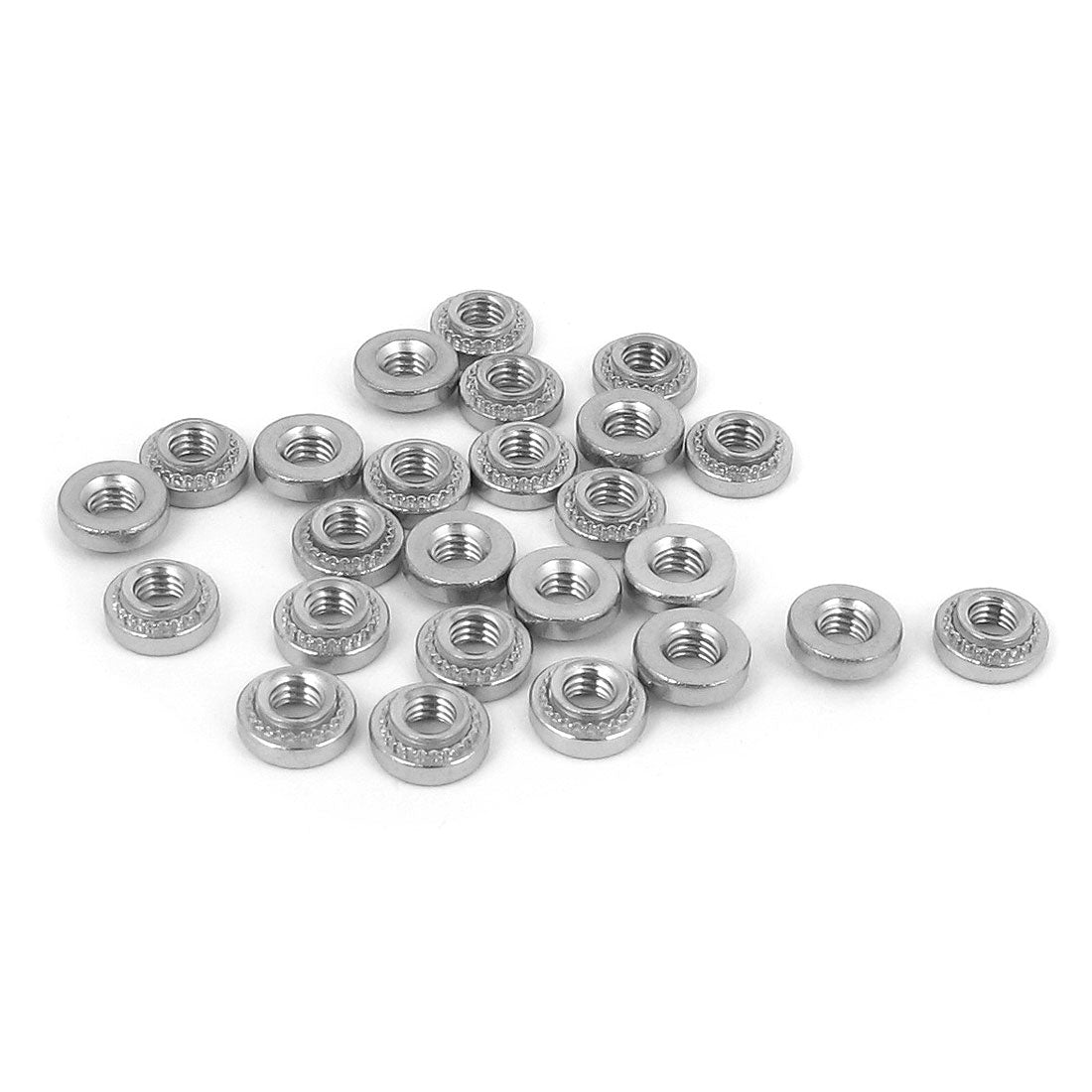 Harfington M3 Stainless Steel Self Clinching Rivet Nut Fastener 25pcs for 1mm Thin Plates