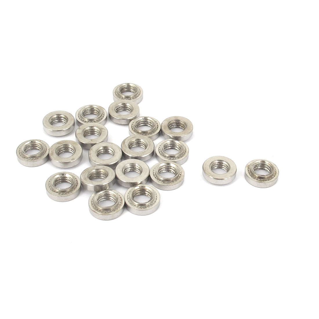 Harfington M5 Stainless Steel Self Clinching Rivet Nut Fastener 20pcs for 1mm Thin Plates