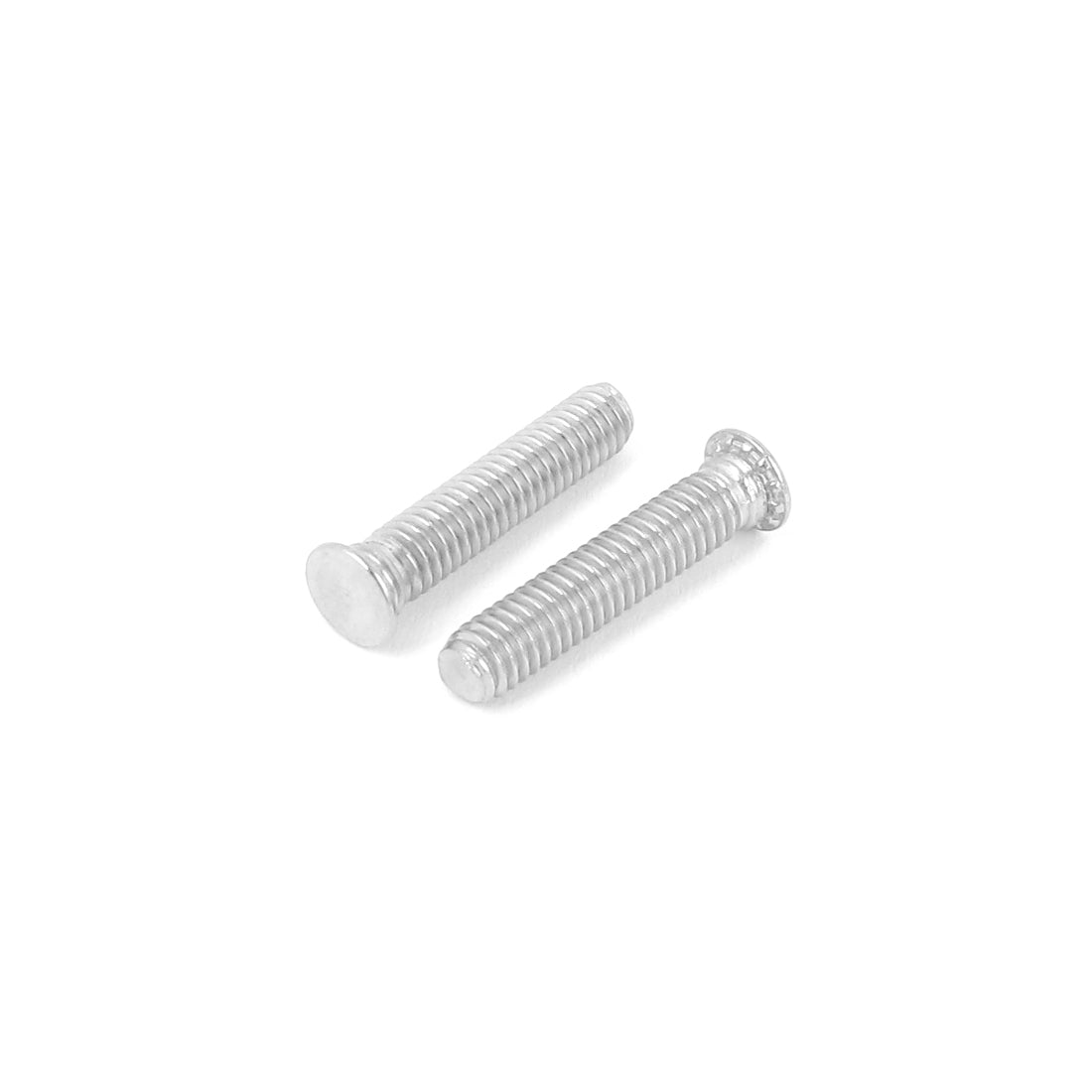 Harfington M4x20mm Flush Head Stainless Steel Self Clinching Threaded Studs Fastener 25pcs