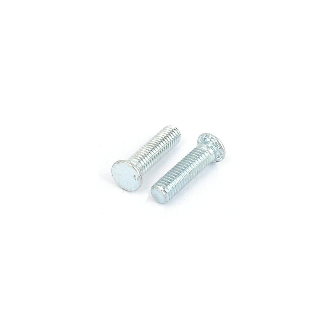 Harfington M3x12mm Zinc Plated Flush Head Self Clinching Threaded Studs Fastener 100pcs
