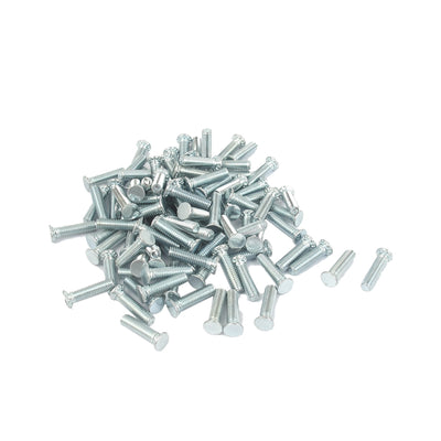 Harfington M3x12mm Zinc Plated Flush Head Self Clinching Threaded Studs Fastener 100pcs
