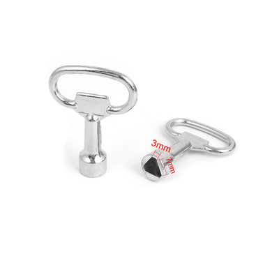 Harfington 12pcs Cupboard Train Triangle Socket Spanner Key for 9mm Triangular Panel Lock