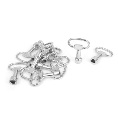 Harfington 12pcs Cupboard Train Triangle Socket Spanner Key for 9mm Triangular Panel Lock