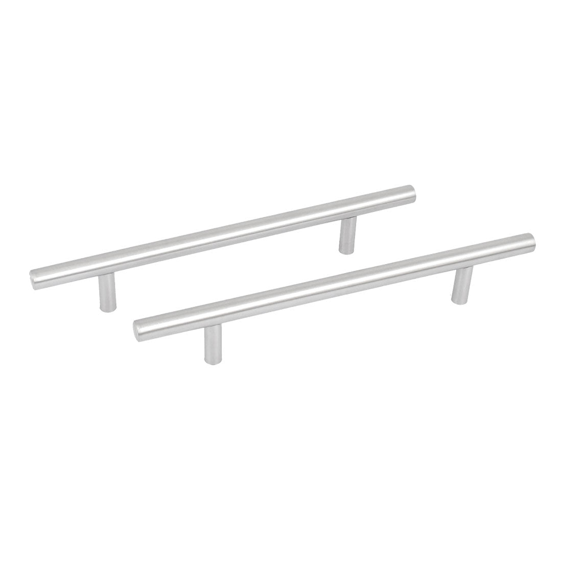 uxcell Uxcell 2pcs Stainless Steel Kitchen Cupboard Cabinet Drawer T Bar Pull Handle Knob 8"